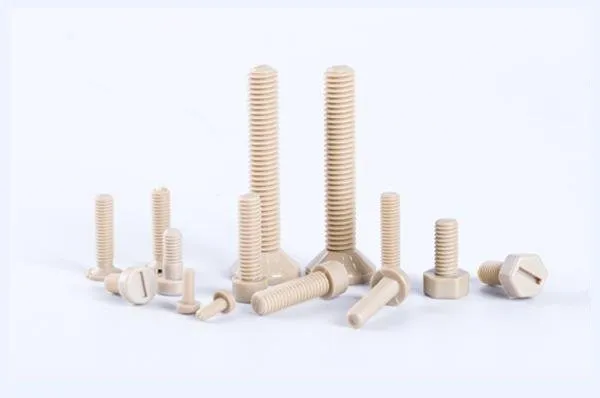 PEEK screws of various specifications