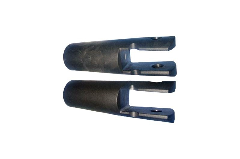 X-ray-transparent PEEK calcaneal connecting rod for external fixator