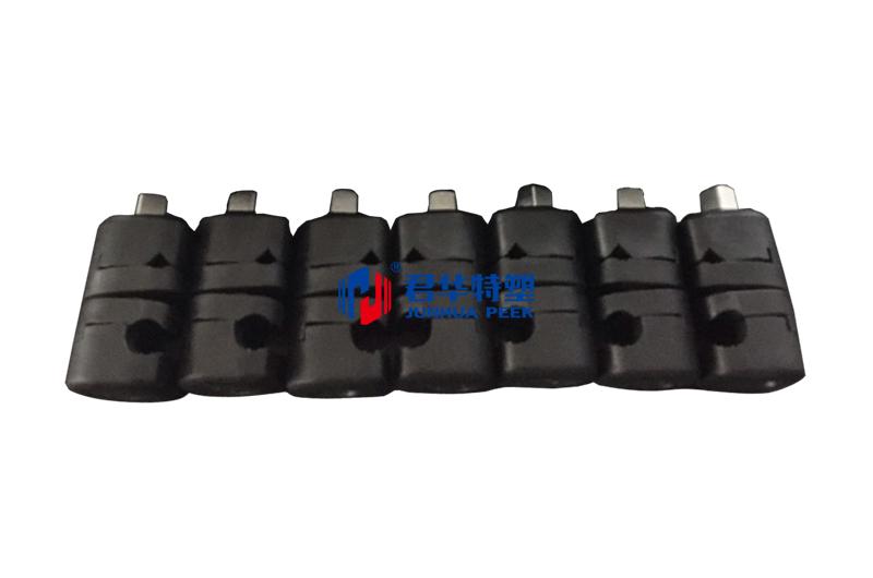 PEEK external fixation bracket needle bar clamp