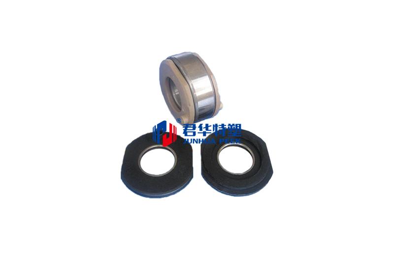 PEEK dust cover (natural color and containing carbon fiber)