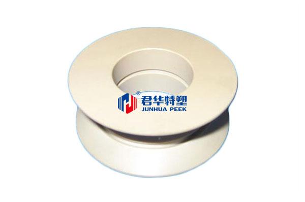 Thickness gauge PEEK roller