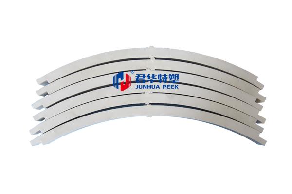 One-sixth PEEK sealing support ring