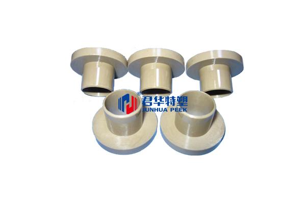 PEEK flanged wear-resistant bushing