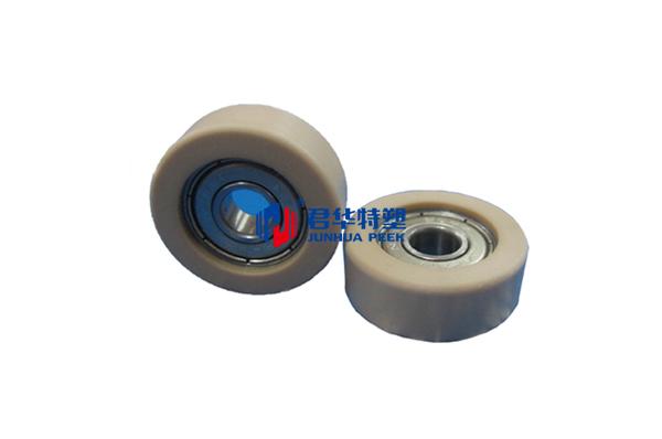 PEEK coated bearings used in beverage filling machinery