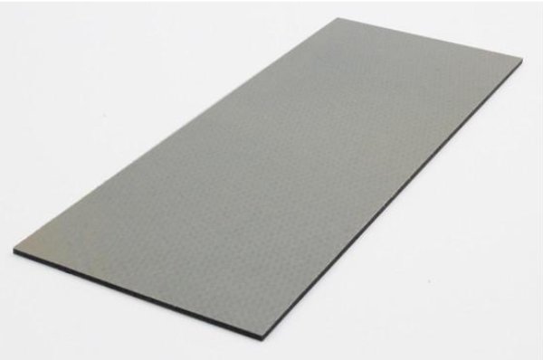 Continuous carbon fiber and glass fiber reinforced PEEK composite material plate