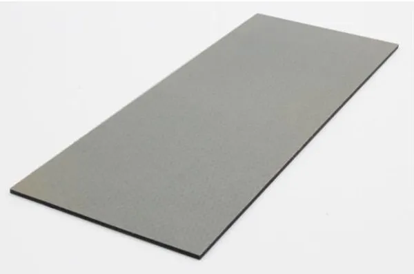 Continuous carbon fiber and glass fiber reinforced PEEK composite material plate