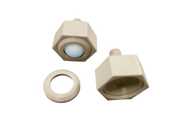 PEEK universal ball base and cover