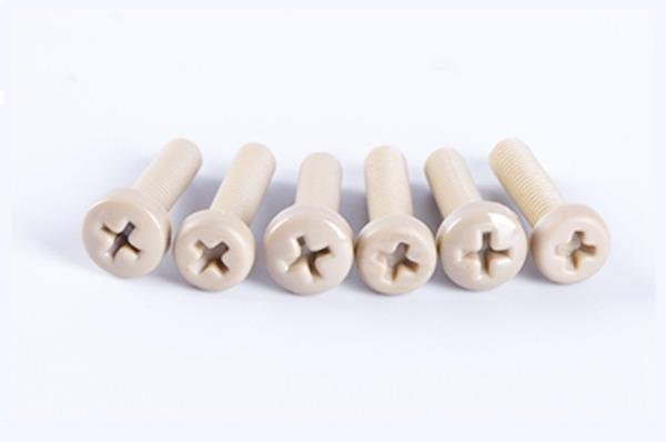 PEEK round head cross screw