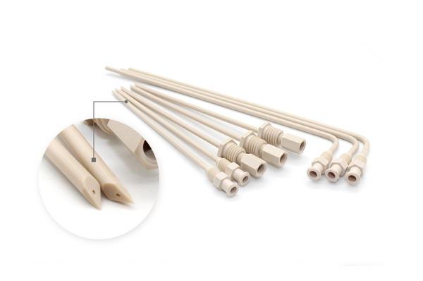 PEEK sampling needle/injection needle/nitrogen blowing needle/fluoroplastic carbon fiber needle