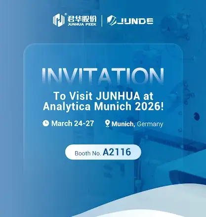 Meet JUNHUA at Analytica Munich 2026 (Mar 24–27, Booth A2116)
